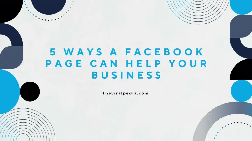 facebook page for business