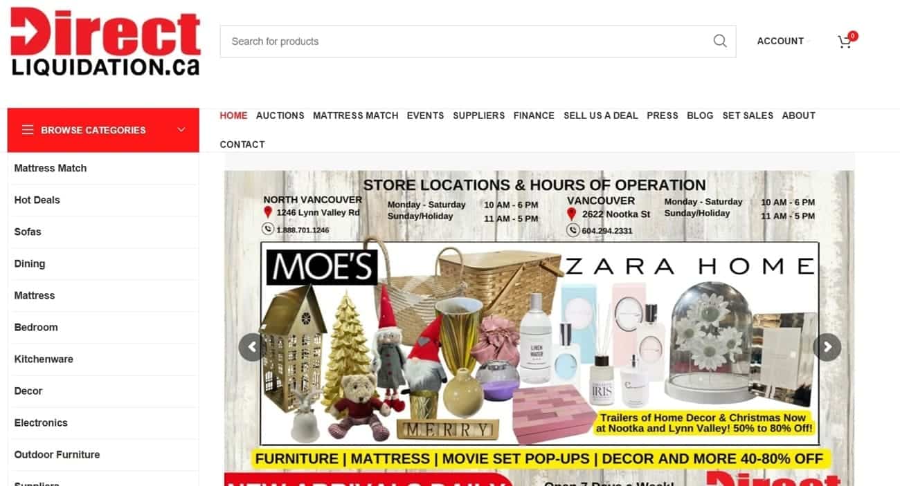 Direct Liquidation Toronto - Best Liquidation Stores in Mississauga